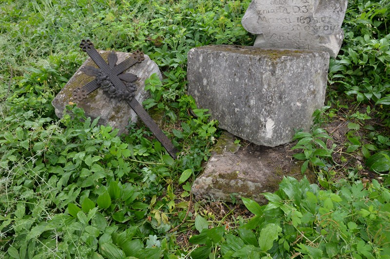 Tombstone of Adela N.N., Zbarazh cemetery, as of 2018