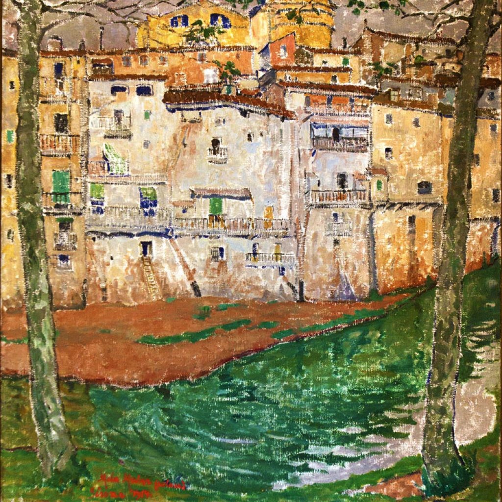 Mela Muter, 'River Onyar in Girona', 1914, oil on canvas, Girona Art Museum, Catalonia, Spain