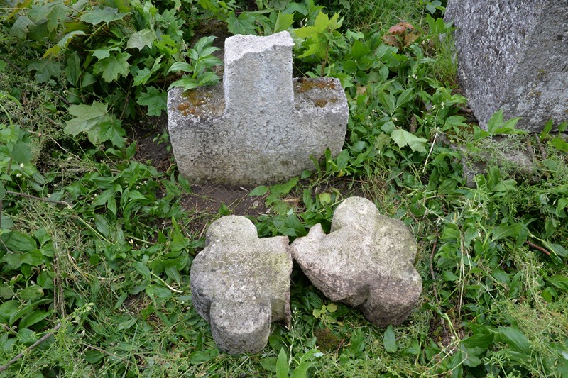 Tombstone of Antonina Dworzanska, Zbarazh cemetery, as of 2018