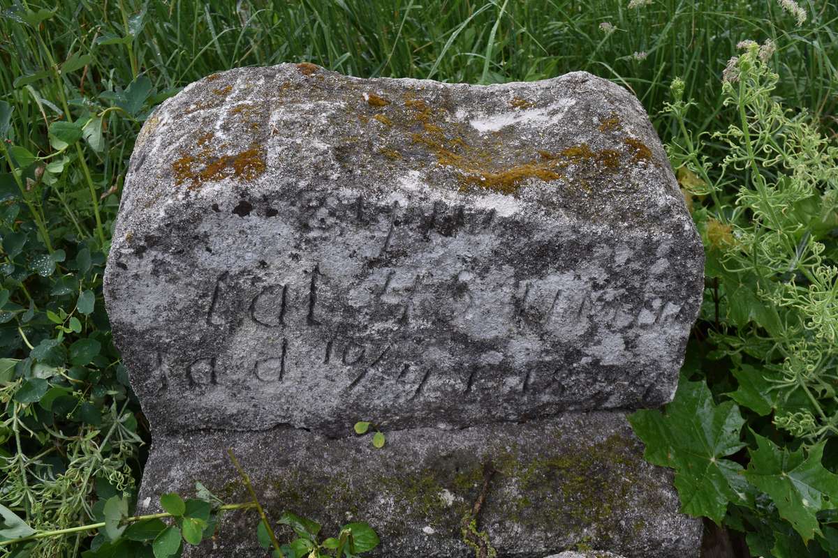 Tombstone of N.N., Zbarazh cemetery, state of 2018