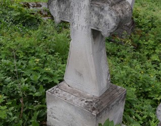 Nagrobek Wawrzyńca Sasa, cmentarz w Zbarażu, stan z 2018