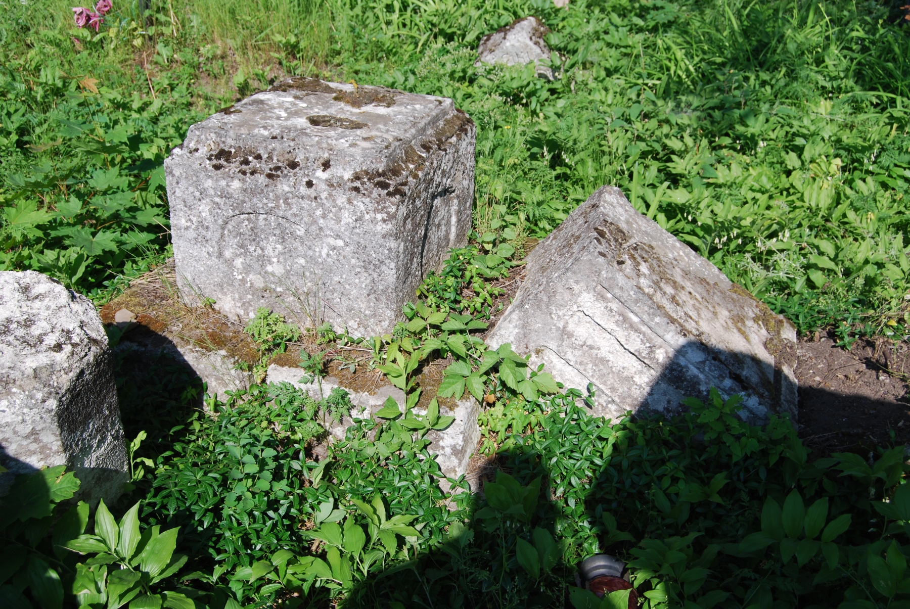 Tombstone of N.N., Zbarazh cemetery, state of 2018