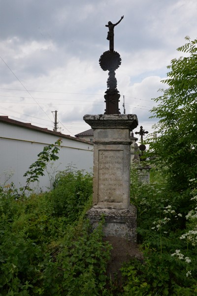 Tombstone of Wincenty Brzozowski, Zbarazh cemetery, as of 2018