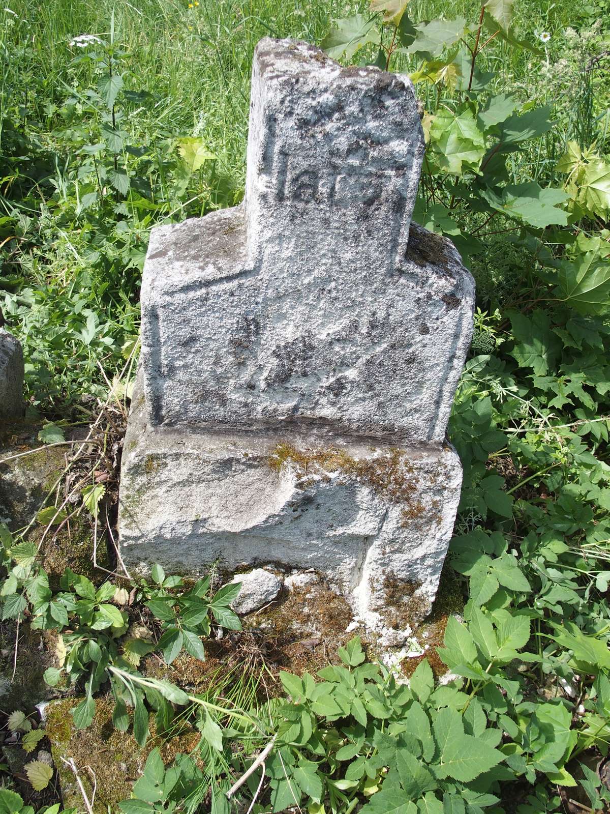 Tombstone of N.N., Zbarazh cemetery, as of 2018.