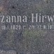 Fotografia przedstawiająca Tombstone of Susanna Hirwow