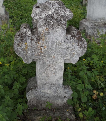 Nagrobek N.N i Rosłany Biernał, cmentarz w Zbarażu, stan z 2018 r.