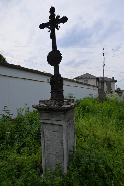 Tombstone of N.N. Minkinskaya, Zbarazh cemetery, as of 2018