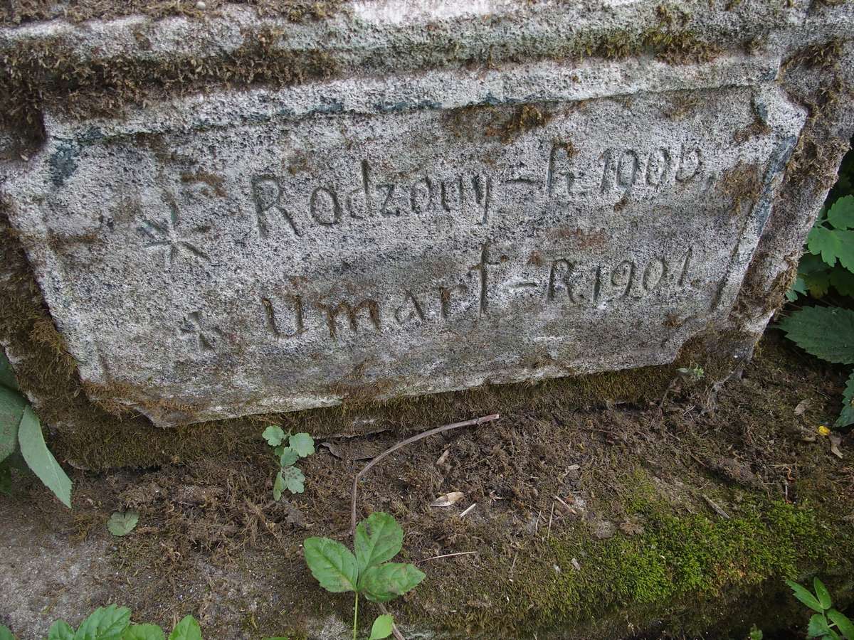 Tombstone of Doloniec Gawlikowski, Zbarazh cemetery, as of 2018.