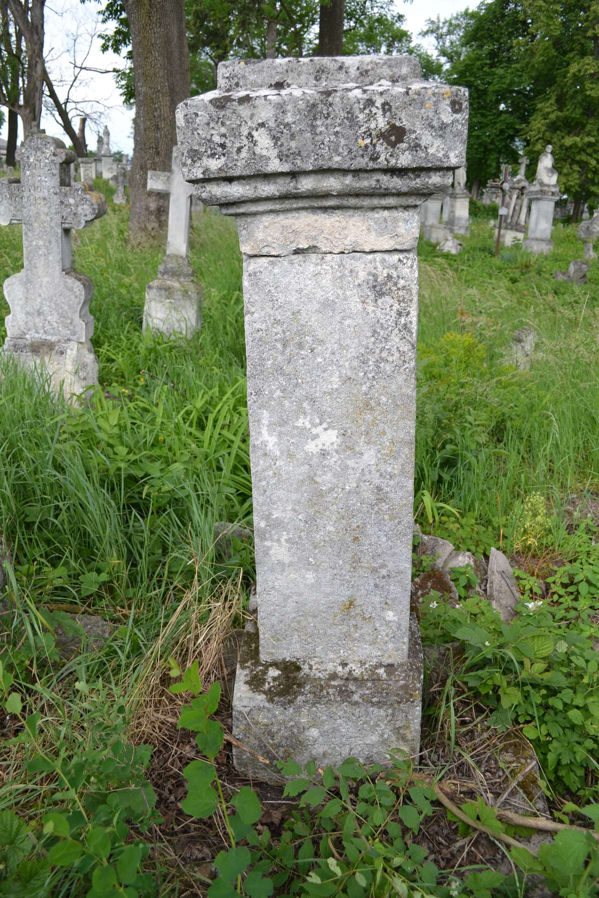 Tombstone of N.N., Zbarazh cemetery , state of 2018