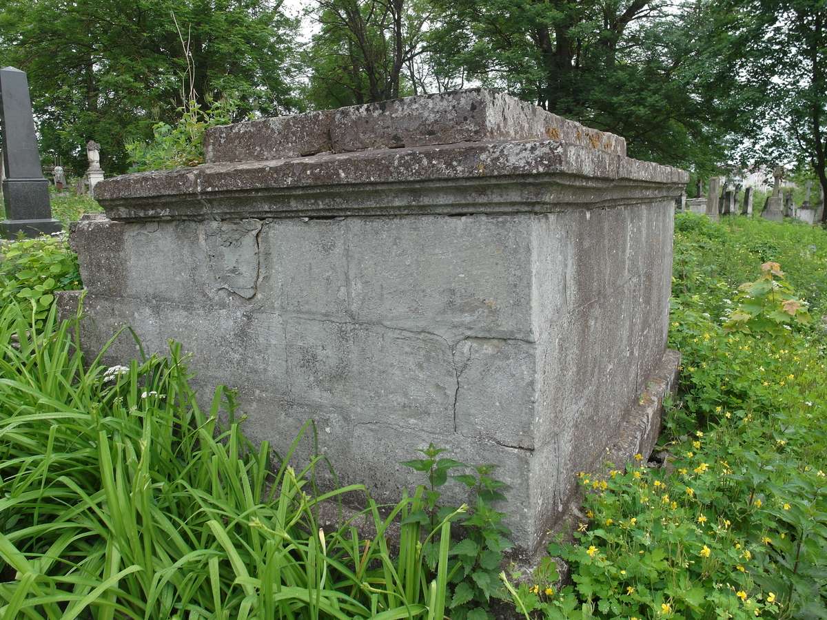 Grobowiec Kaczorowskich, cmentarz w Zbarażu, stan z 2018