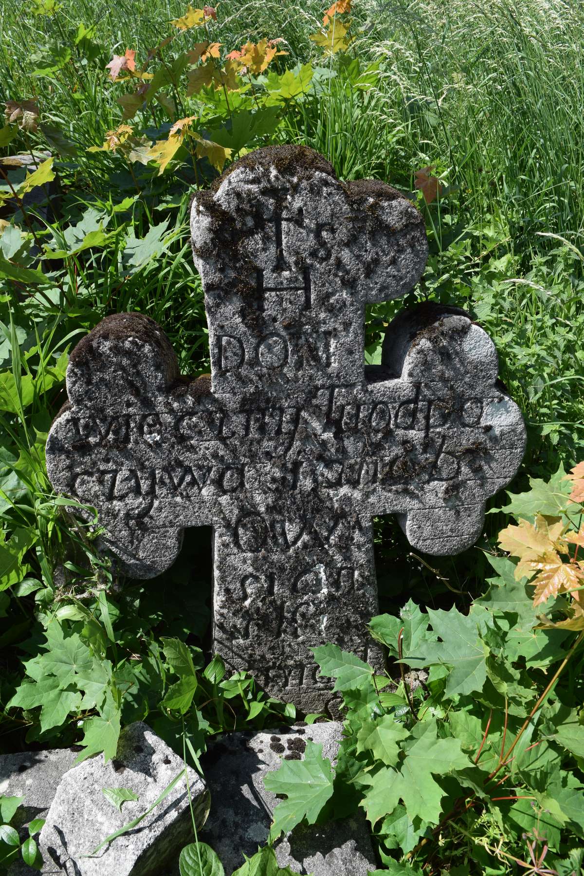 Nagrobek Jakuba Owsiańskiego, cmentarz w Zbarażu, stan z 2018