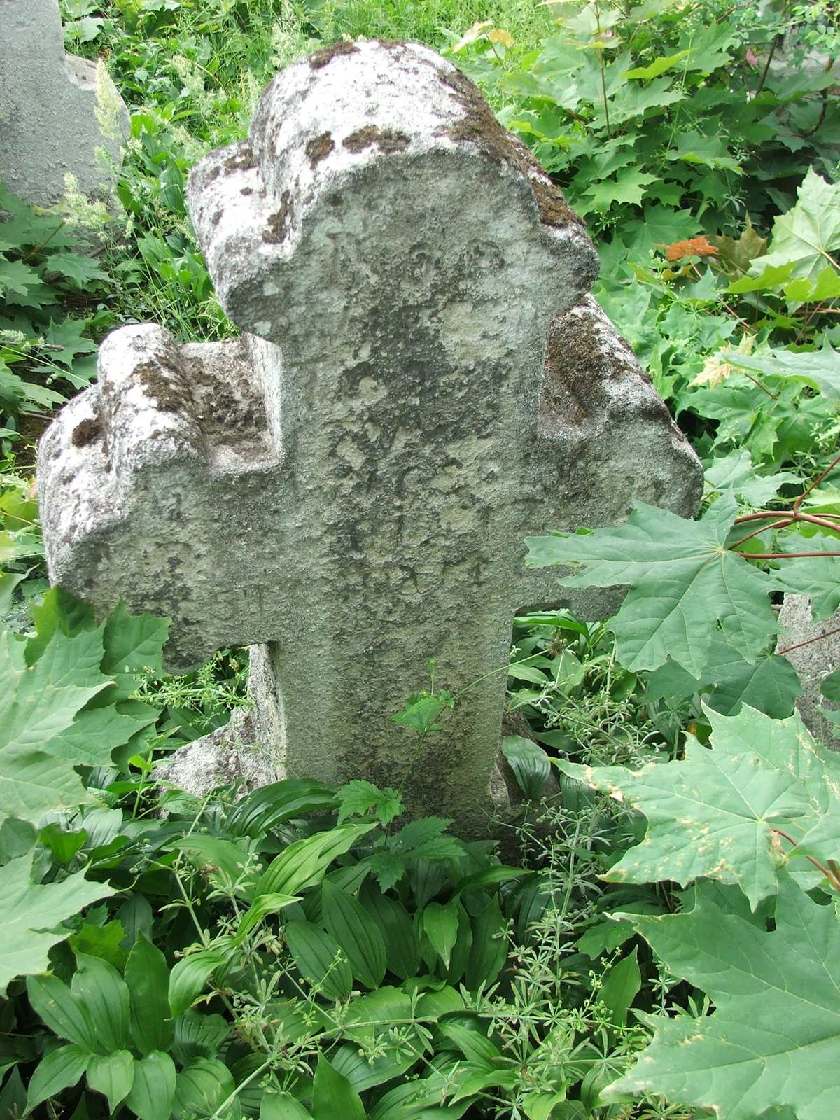 Tombstone of N.N., Zbarazh cemetery, state of 2018