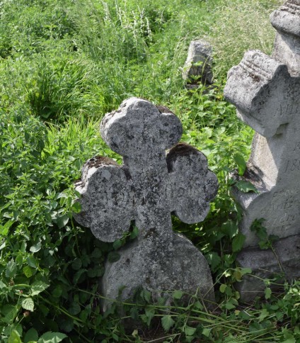 Nagrobek Jana Solskiego, cmentarz w Zbarażu, stan z 2018