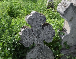 Nagrobek Jana Solskiego, cmentarz w Zbarażu, stan z 2018