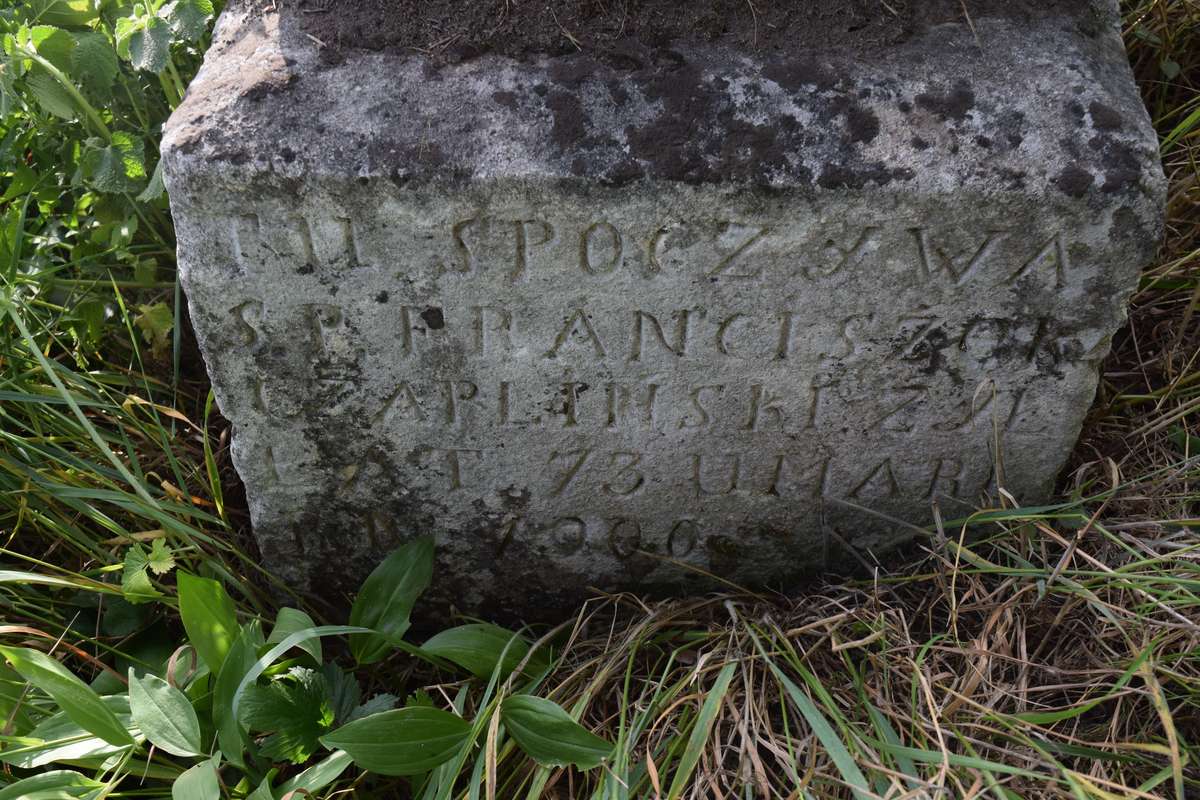 Fotografia przedstawiająca Tombstone of Franciszek Czaplinski