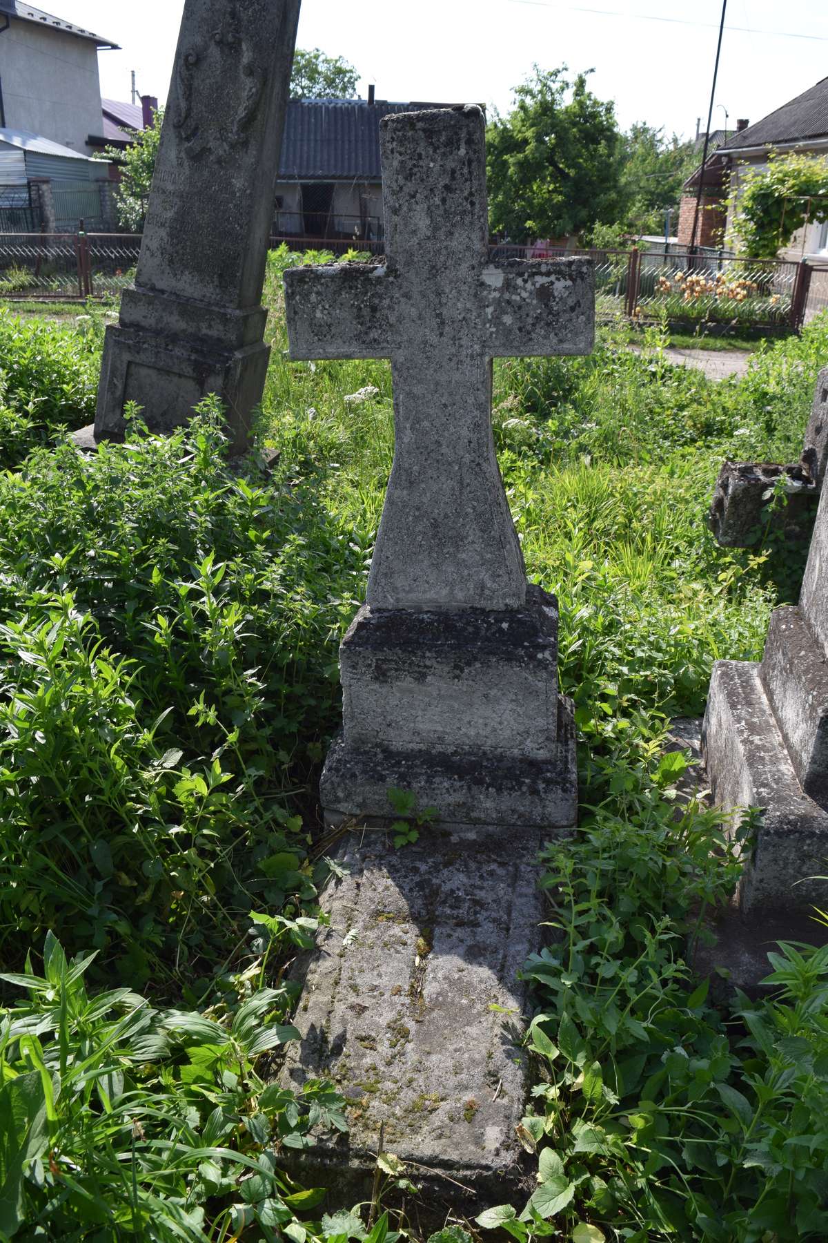 Tombstone of N.N., Zbarazh cemetery, state of 2018