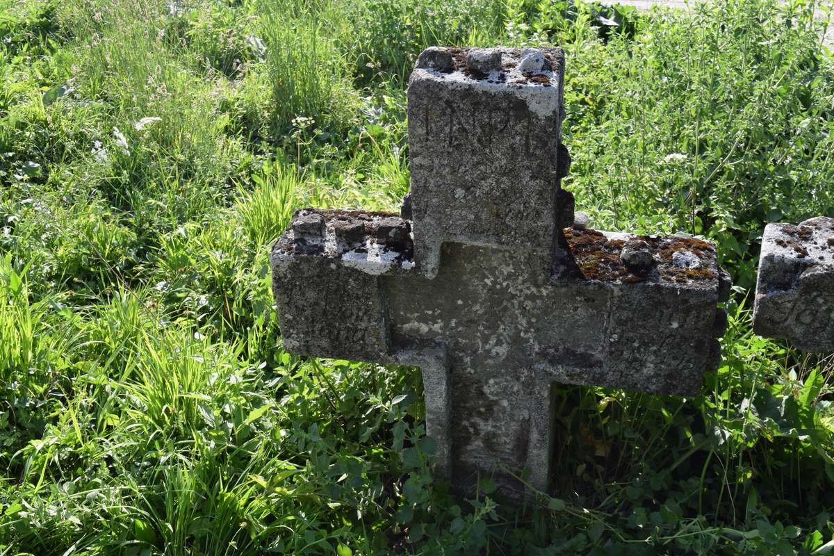 Tombstone of Catherine N.N., Zbarazh cemetery, state 2018