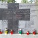 Fotografia przedstawiająca Grób zbiorowy (na cmentarzu prawosławnym) Polaków rozstrzelanych przez hitlerowców w czasie II wojny światowej