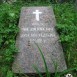 Fotografia przedstawiająca Grób na cmentarzu żołnierzy Wojska Polskiego poległych w wojnie polsko-bolszewickiej