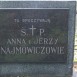 Fotografia przedstawiająca Tombstone of Anna Najmowicz and Jerzy Najmowicz