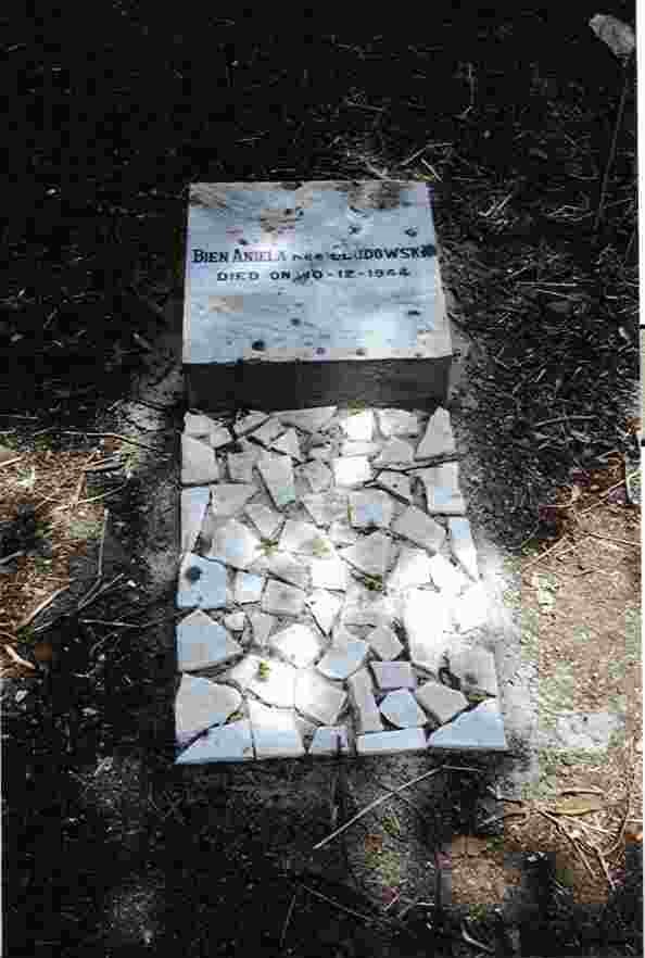 Aniela Bień  , Polskie groby na cmentarzu chrześcijańskim Sewri