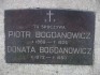 Fotografia przedstawiająca Tombstone of Donata Bogdanowicz and Piotr Bogdanowicz
