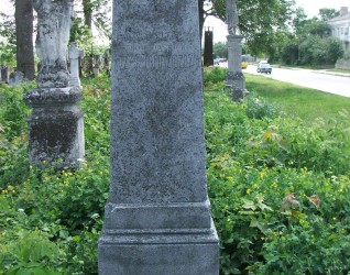 Nagrobek Wandy Krzysztofowicz, cmentarz w Zbarażu, stan z 2018