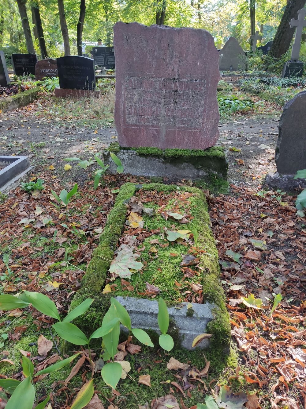 Tombstone of Albina and Jakub Litenowicz