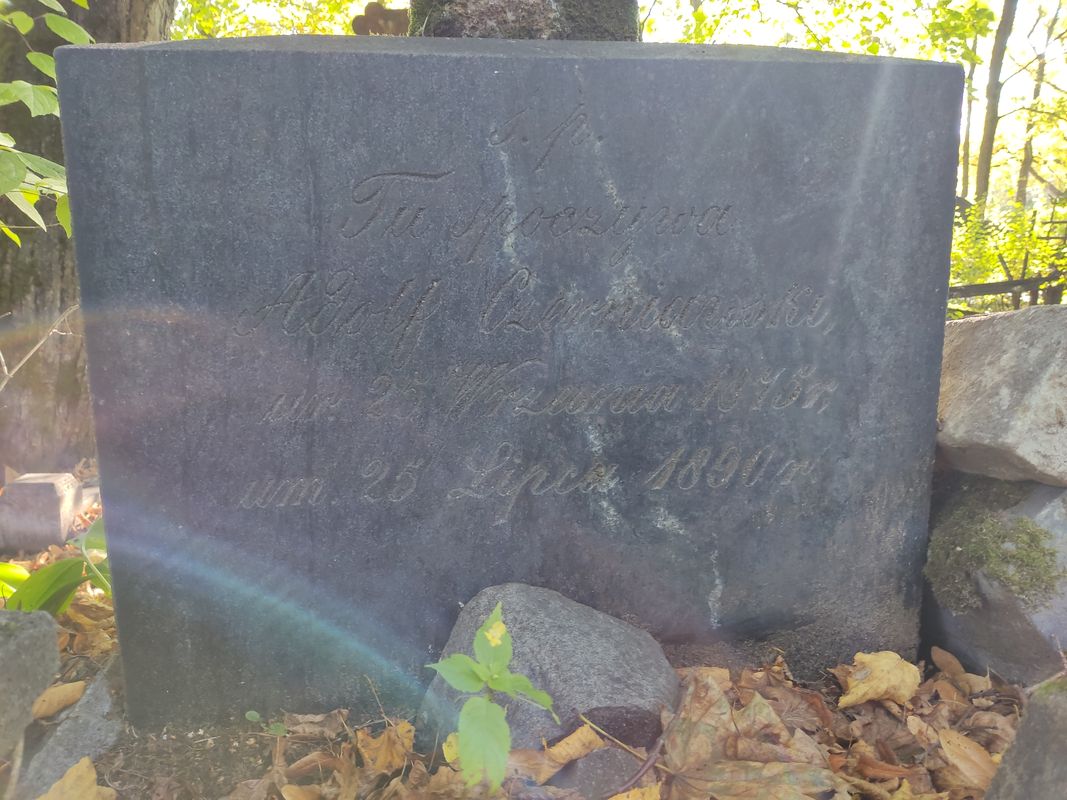 Tombstone of Adolf Cherniavsky