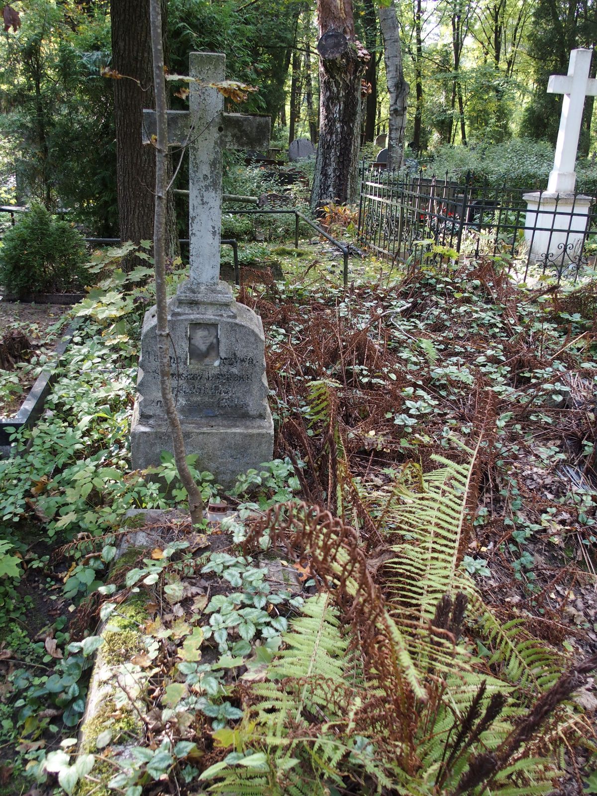 Tombstone of Stanislaw Lipinski, St Michael's cemetery in Riga, as of 2021.