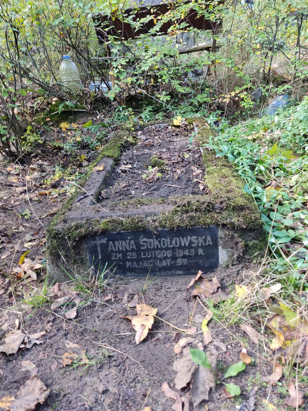 Tombstone of Anna Sokolowska