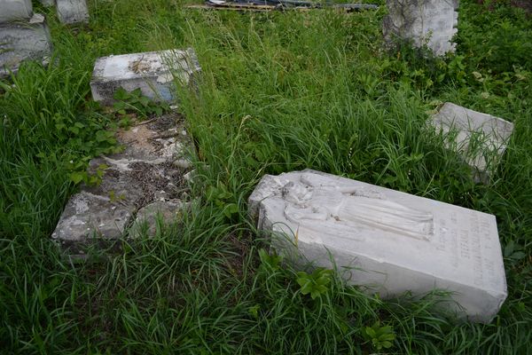 Tombstone of Stefania Skrypij, Zbarazh cemetery, state of 2018