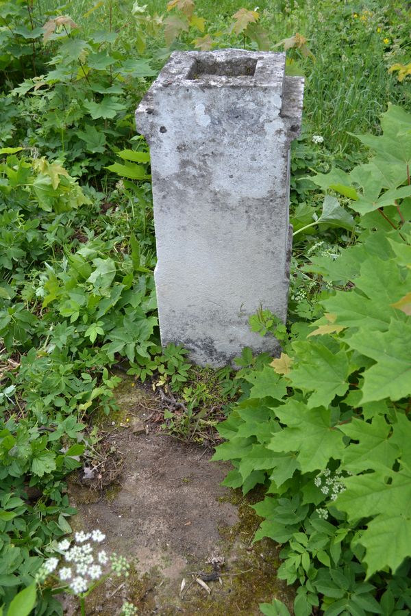 Tomas Lukasiewicz tombstone, Zbarazh cemetery, 2018 status