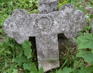 Nagrobek Mateusza Łukasiewicza, cmentarz w Zbarażu, stan z 2018