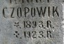 Fotografia przedstawiająca Nagrobek Ignacego Czopowika