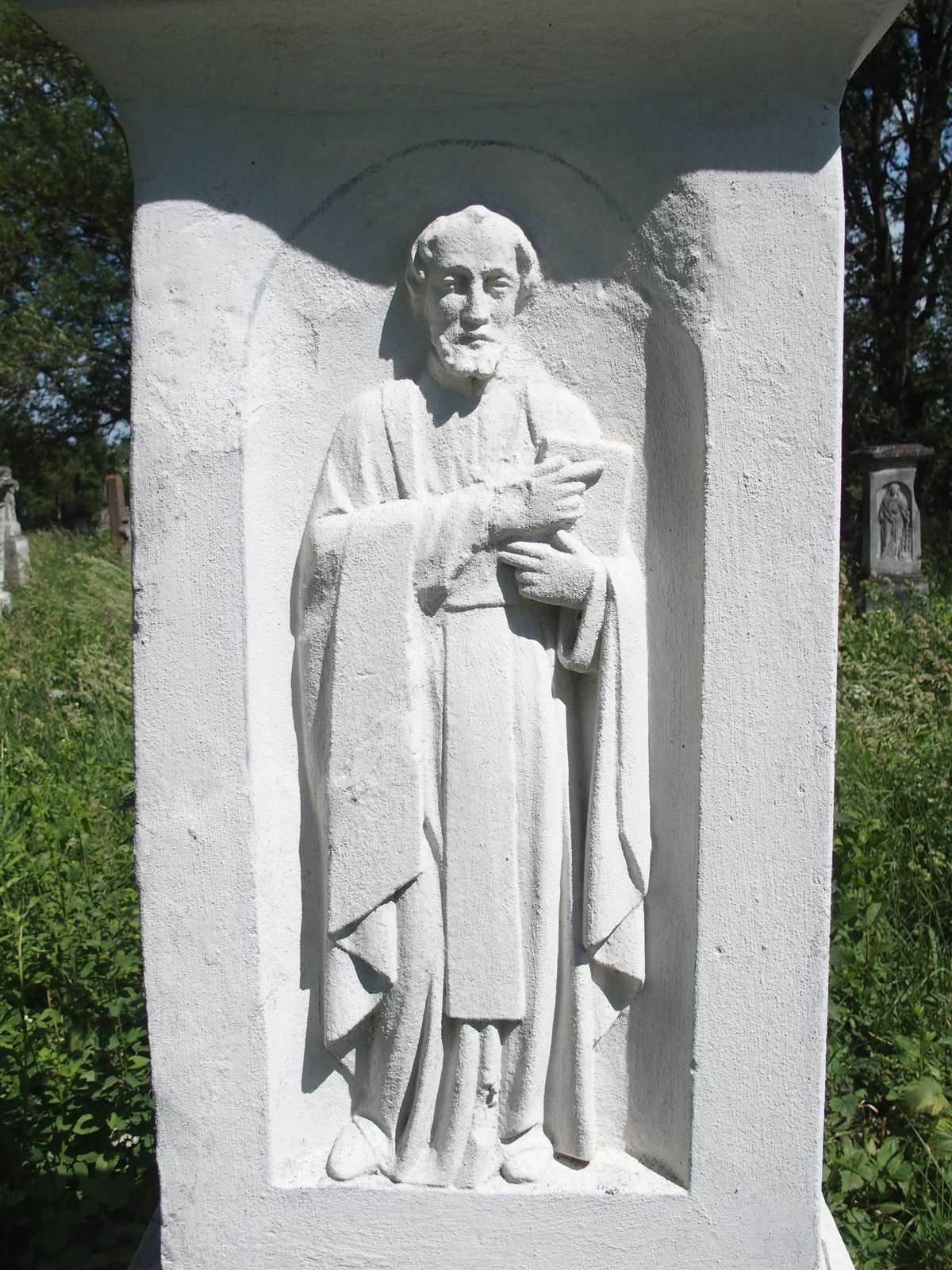 Tombstone of Joseph, Martin and Ignatius Konysz, Zbarazh cemetery, as of 2018.