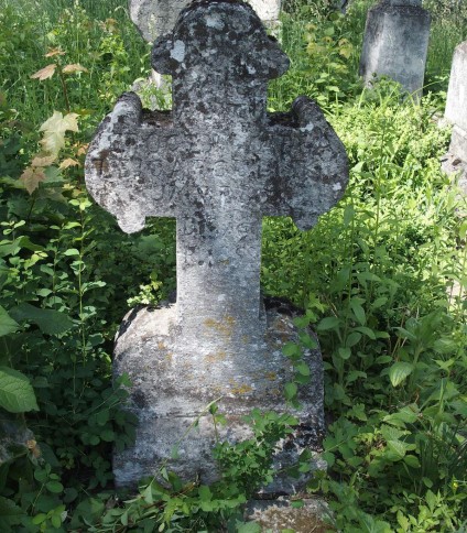 Nagrobek Błażeja Garguliskiego, cmentarz w Zbarażu, stan z 2018 r.