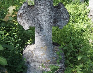 Nagrobek Błażeja Garguliskiego, cmentarz w Zbarażu, stan z 2018 r.