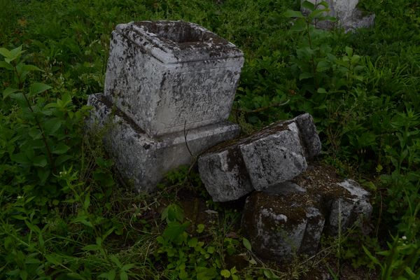 Tombstone of Pavel Zalwowski, Zbarazh cemetery, state of 2018