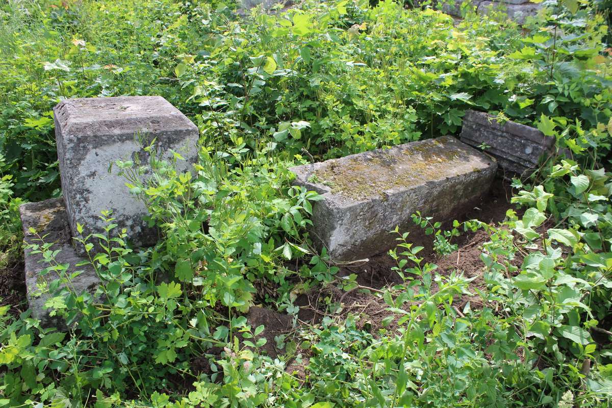 Tombstone of Michal Budzyna, Zbarazh cemetery, state of 2018