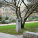 Photo montrant Cyprian Norwid Square with a monument to the poet by Aleksander Śliwa