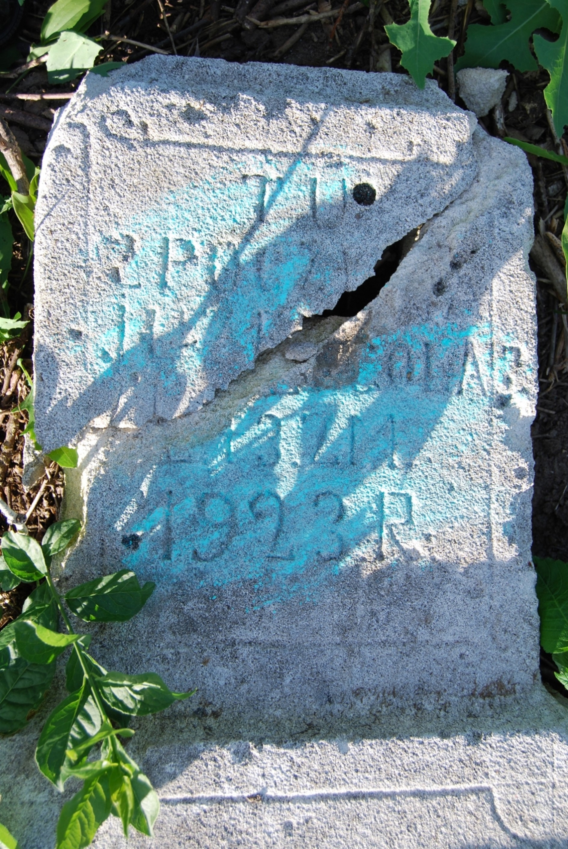 Nagrobek Józefa N.N., cmentarz w Zbarażu, stan z 2018