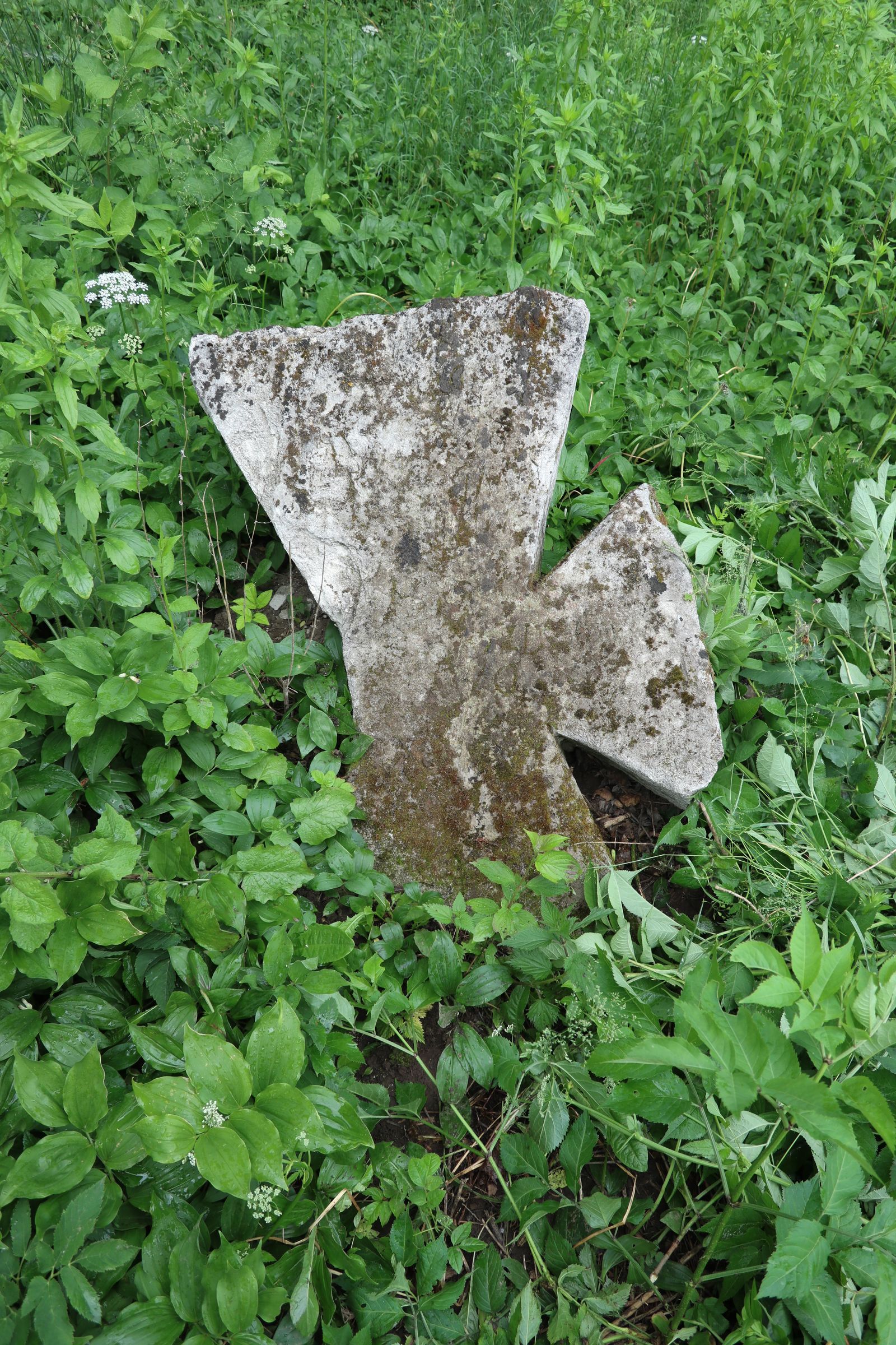 Tombstone of N.N., Zbarazh cemetery, state of 2018