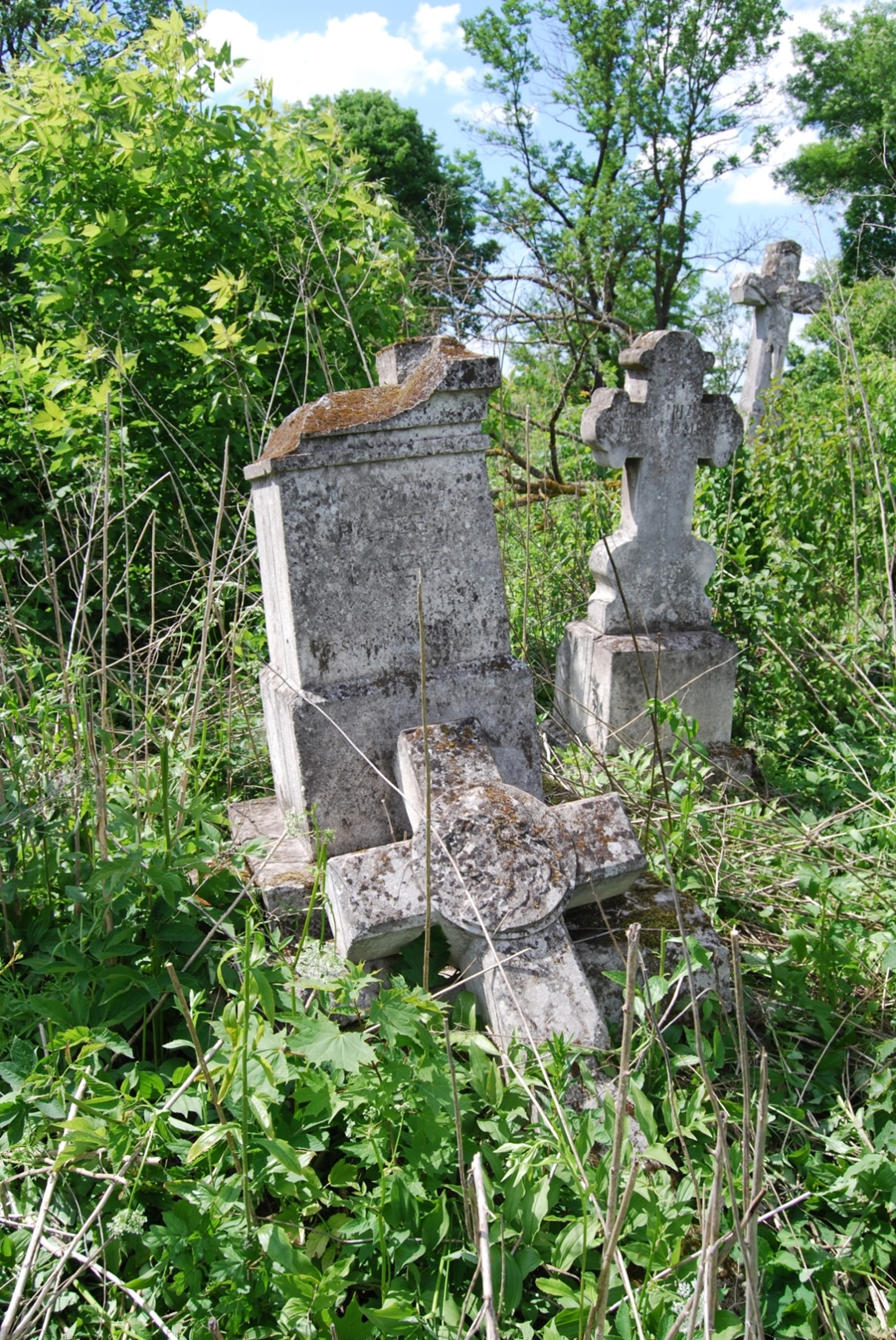 Tombstone of Blazej Muzi, Zbarazh cemetery, as of 2018