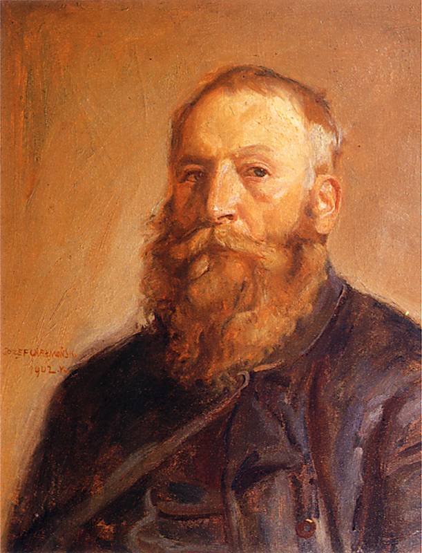 Self-portrait by Józef Chełmoński