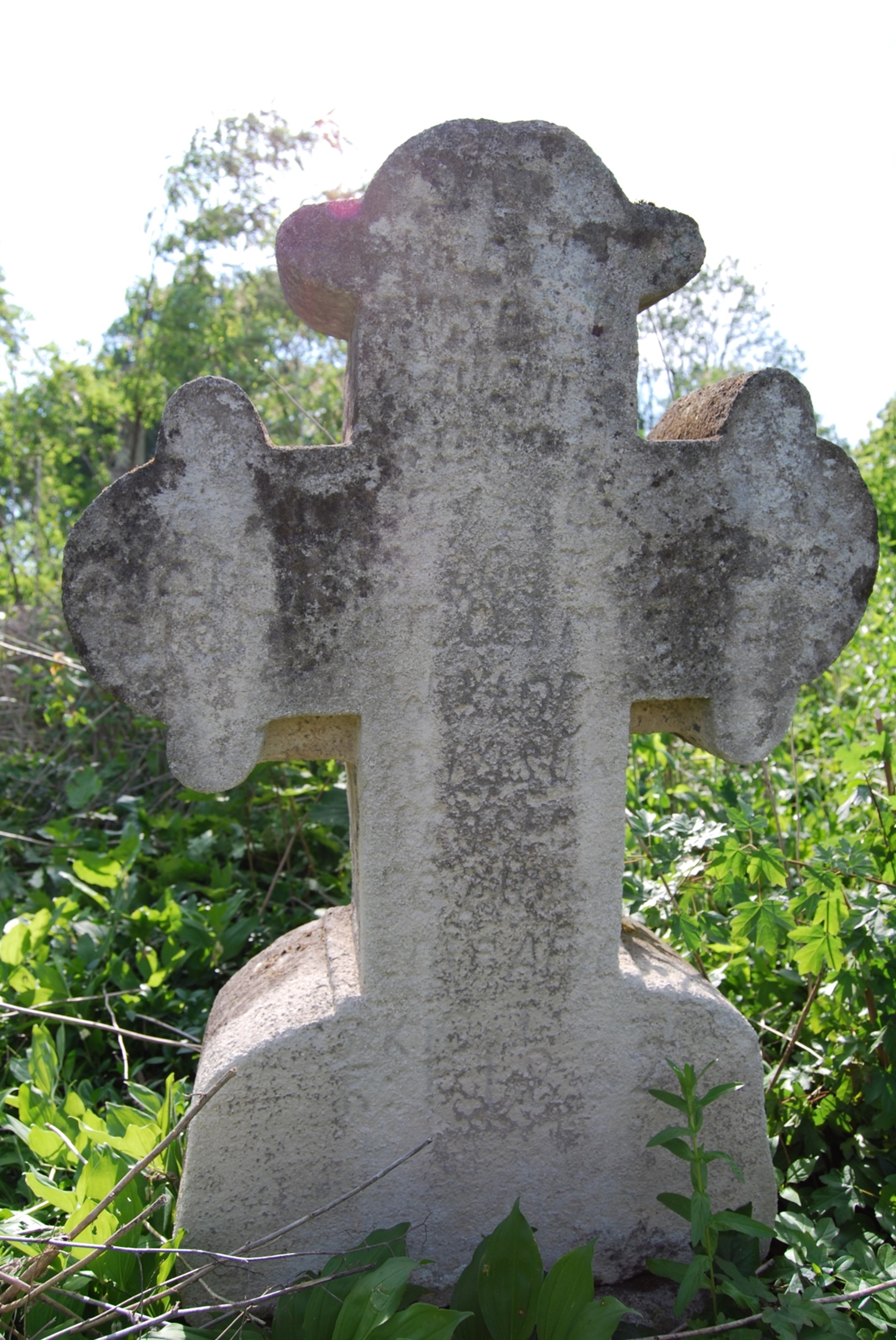 Tombstone of N.N., Zbarazh cemetery, state of 2018