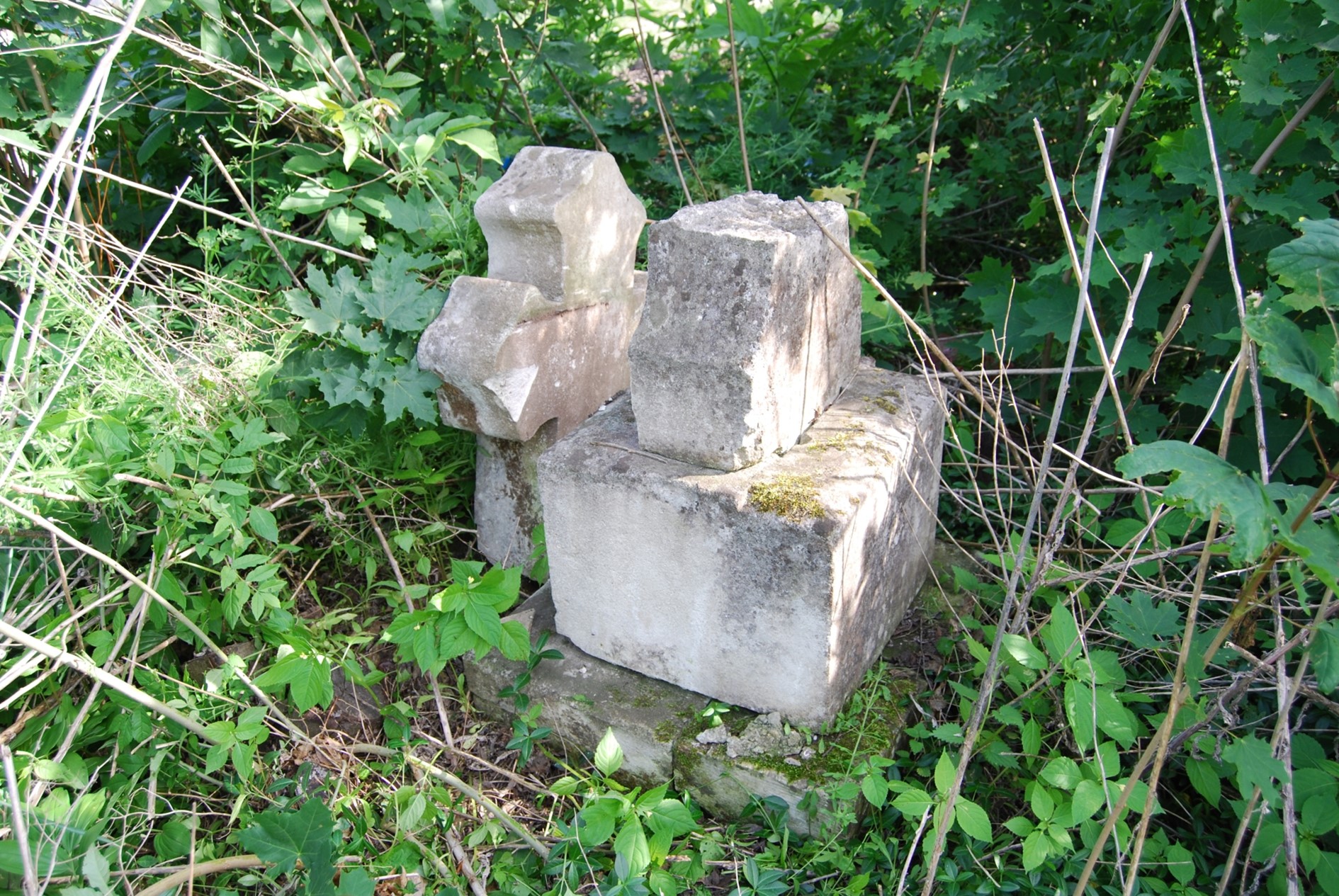 Tombstone of Stanislav Jagres, Zbarazh cemetery, state of 2018