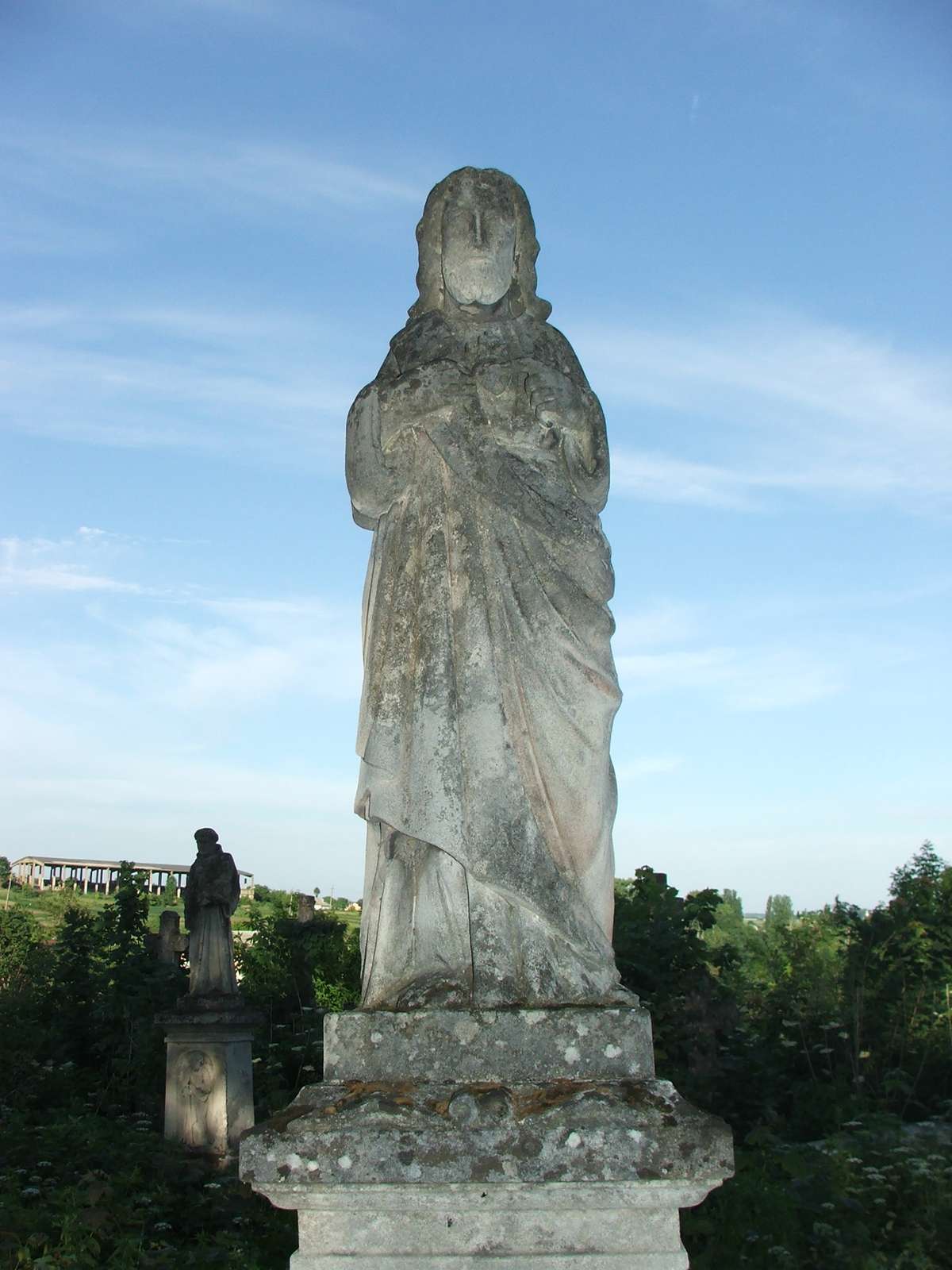 Fragment of Jan Pajączkowski's tombstone, Zbarazh cemetery, as of 2018