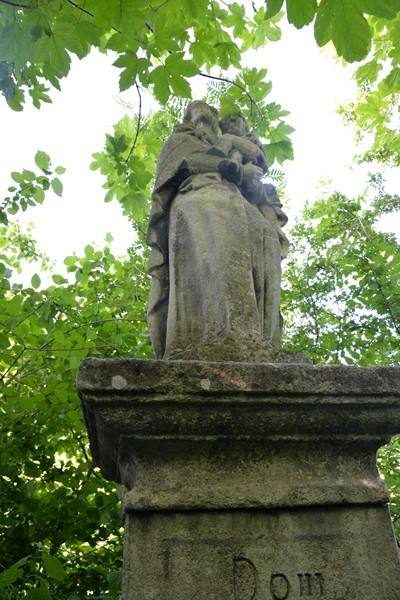 Tombstone of Józef Wałowy, Zbaraż cemetery, state of 2020.