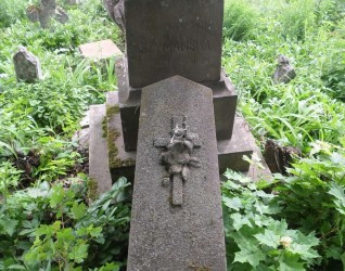 Nagrobek Marii Szymańskiej, cmentarz w Zbarażu, stan z 2018